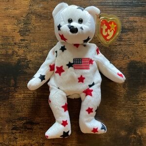 Vintage 1998 Y2K Ty Beanie Baby Glory Bear